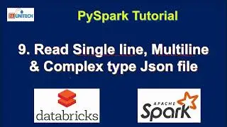 9. read json file in pyspark | read nested json file in pyspark | read multiline json file