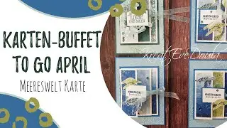 Meeresweltkarte - Fancy Fold - Bastelanleitung