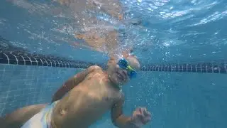 Baby Learns to Dive for the First Time!