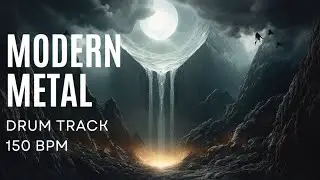 Modern Metal Drum Track 150 BPM