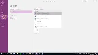 OneNote Class Notebooks - Exporting sections