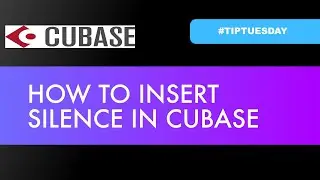 HOW TO INSERT SILENCE IN CUBASE (