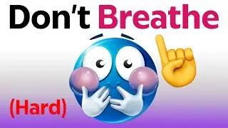 Don't breathe while watching this...