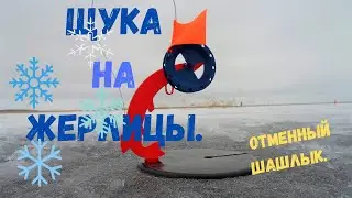 Рыбалка на щуку на жерлицы по первому льду