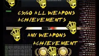 CSGO All Weapon Achievements-Full Any Weapon Achievement for CSGO