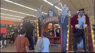 Our first visit to Spirits Halloween 2024…. Can we survive the haunted circus?!