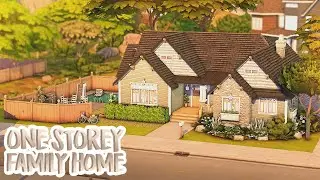 One Storey Family Home 🤍 | The Sims 4 Speed Build