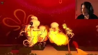 Mark Fighting An Army of Squidwards