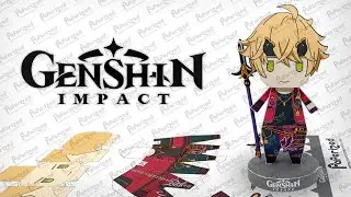 Genshin Impact: Thoma Paperized