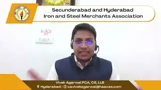 GST for Business Owners - Webinar by Secunderabad Hyderabad Iron and Steel Merchants' Association