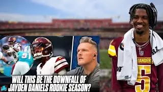 PAT MCAFEE SHOW SAYS THIS COULD BE THE DOWNFALL OF JAYDEN DANIELS AND THE WASHINGTON COMMANDERS👀