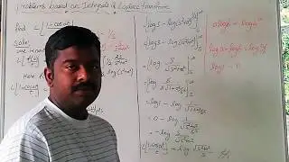 Problem based on Laplace transform [problem number 4]