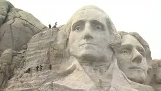 Audio Described: Mount Rushmore Ropes Team, Face to Faces