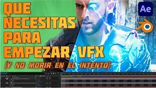 Como hacer EFECTOS VISUALES en un video 𝟮𝟬𝟮𝟭🎥 (After Effects + Blender☄️)