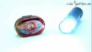ride2gether.de | Point LED Leuchtenset 3 Watt incl. Halter & Batterien
