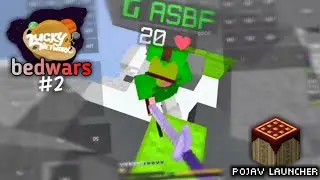 LuckyNetwork Bedwars Gameplay on Mobile - PojavLauncher part 2