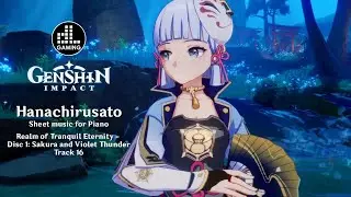 Genshin Impact - Hanachirusato (Ayaka Theme) for Piano