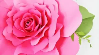 Giant Paper Rose How To Tutorial