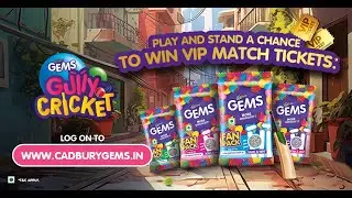 Cadbury Gems Gully Cricket | 18 sec