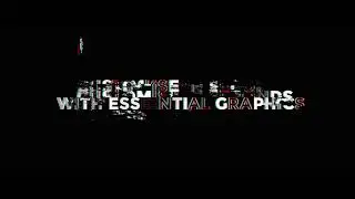 Fragment Glitch After Effects Template - Titles and Lower thirds