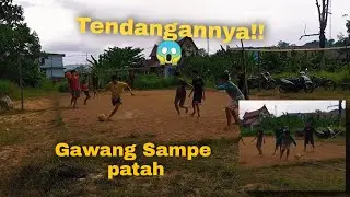Permainan Sepak Bola Anak Kalimantan || Serunya Bukan Main