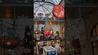 🏛Праздничная атмосфера ГУМа🎄  #новогоднийгум2024 #гум2024 #новогоднийгум #москванарядная