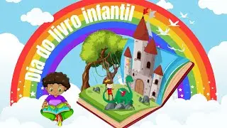 DIA DO LIVRO INFANTIL | FUNDO ANIMADO PARA O DIA DO LIVRO INFANTIL.