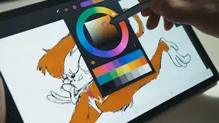 Trying Infinite Painter on The Galaxy Tab S6 | Review