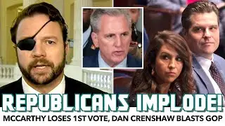 Kevin McCarthy LOSES First Speaker Vote, An Angry Dan Crenshaw Blasts Fellow Republicans