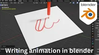 Create Realistic Writing Animations | Blender Dynamic Paint Tutorial