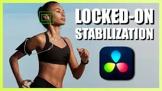 Amazing Locked-on Stabilization Effect in DaVinci Resolve | Tutorial for Beginners