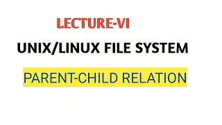 LECTURE- VI: File System | Ordinary, Directory and Device file | Unix file system