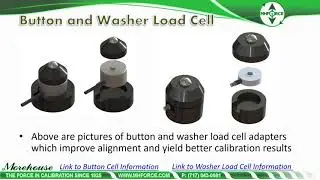 Compression Calibration of Button and Washer Type Load Cells