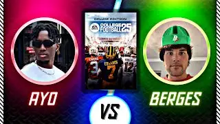 NCAA25 College Football vs Berges.Prod!!