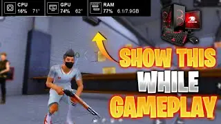 How to Show CPU,GPU And RAM Usage while Playing freefire in Pc | Farhan Malik