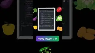 let's celebrate veggies day in  programmer style #java