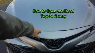 How to Open a Hood on a Toyota Camry 2018, 2019, 2020, 2021, 2022, 2023