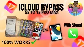 Icloud Bypass de 5s à 13 Pro Max avec toutes les fonctionnalités #formation #bypass_frp #astuce