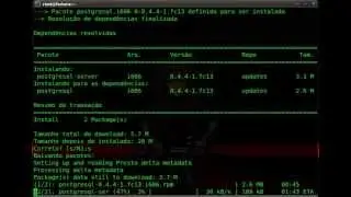 Instalando o Servidor PostgreSQL no Linux Fedora CentOS