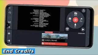 End Credits Like Hollywood Movie In Kinemaster | Rolling Text In Kinemaster 2021