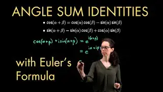 Prove the double angle identities using Euler's formula