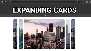 Creating Stunning Expanding Cards Web Development Tutorial