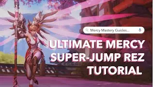 How to Super-Jump Rez with Mercy in Overwatch 2! - Easy way to master this tech ♡
