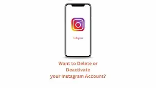 Easy Way How to Delete or Deactivate Instagram Account on iPhone #shorts