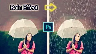 how to add rain effect short photoshop tutorial learn photoshop adobe photoshop 