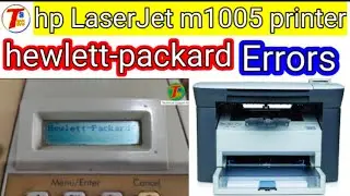 HP LaserJet m1005 printer Hewlett-Packard error