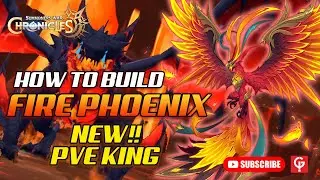 HOW TO BUILD PHOENIX FIRE SUMMONERS WAR CHRONICLES.. NEW PVE KING ???