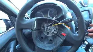 Lada Granta. How to remove the airbag.