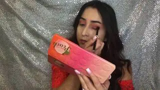 Peachy eyelook/Half moon cut crease/Too faced peach palette