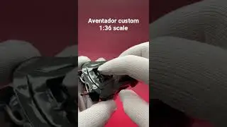 Lamborghini Aventador custom diecast #customdiecast #diecastcustom #aventador #shorts